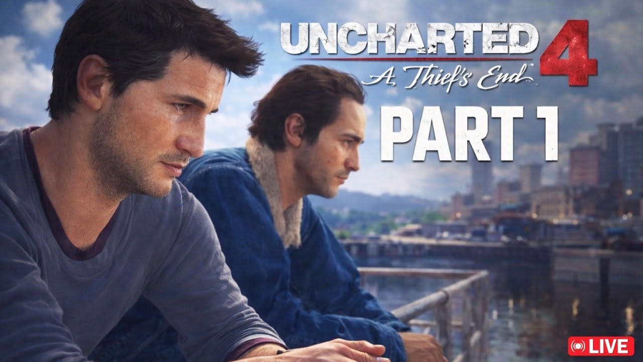 Uncharted 4 LIVE 🔴 Story Gameplay | A Thief’s End Playthrough