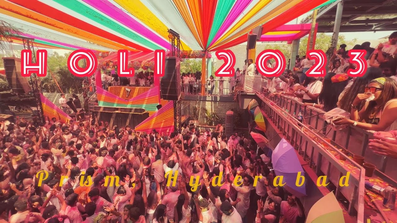 Holi 2023 vlog @Prism Club & Kitchen Hyderabad | Enjoyed Holi after a very long time