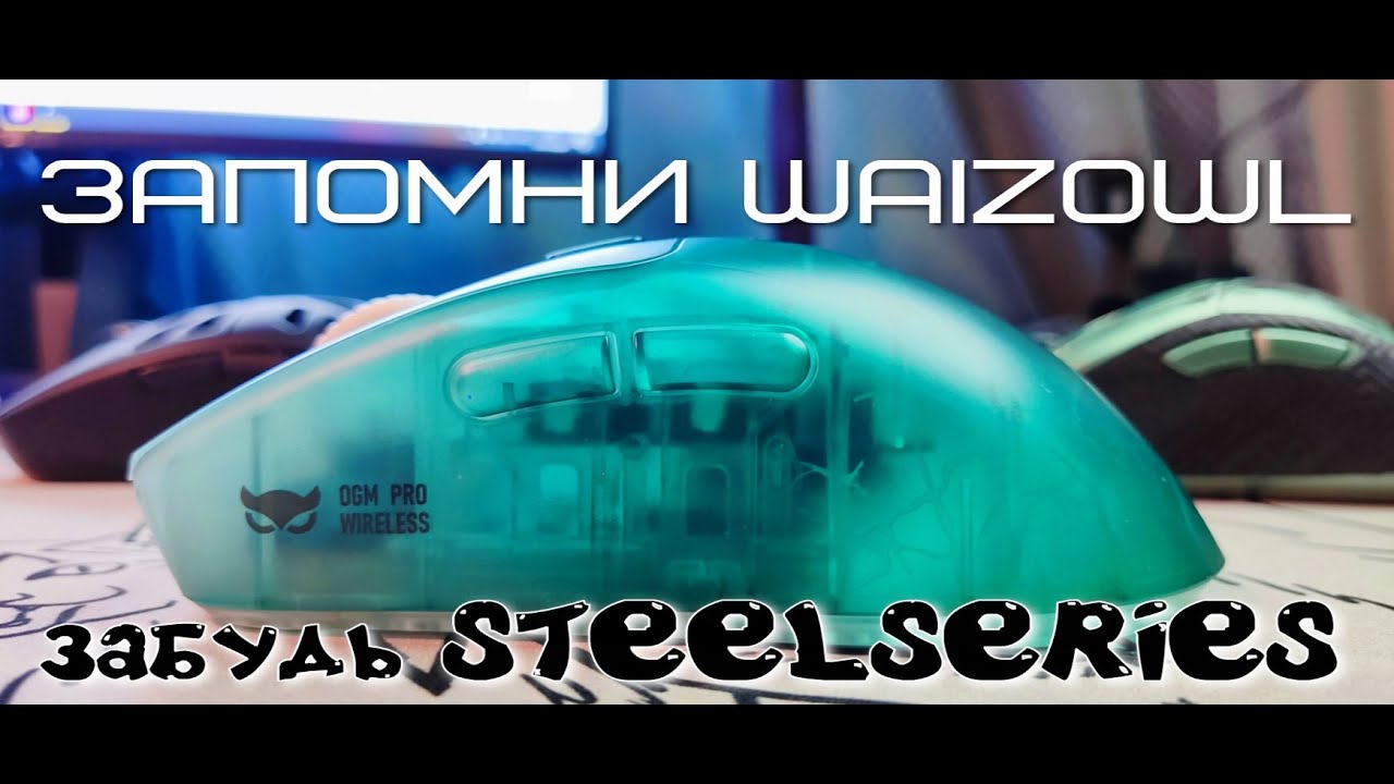 WAIZOWL OGM PRO Ink feather  - топовая игровая мышь из Китая. Steelseries сгорел -  убийца вырос.