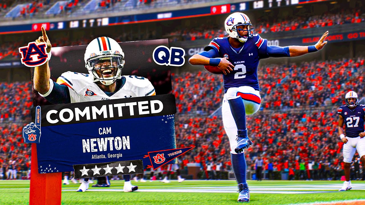 Кэм Ньютон доминирует в студенческом футболе 25 Дорога к славе