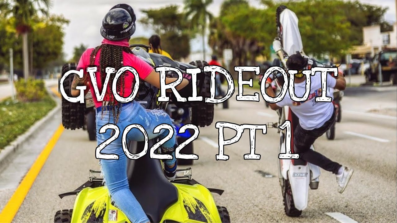GVO RIDEOUT 2022 PT 1 | Miami BikeLife RIDEOUT