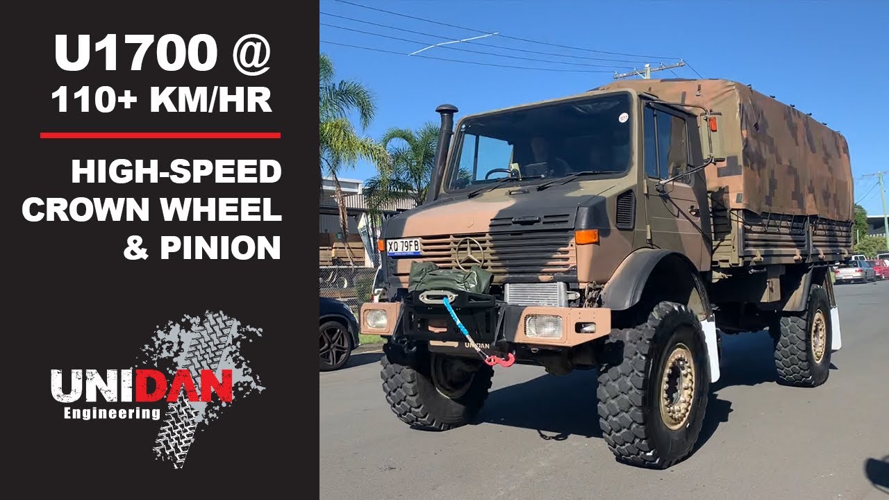 U1700 UNIMOG @ 110KM/HR!! High-Speed Crown Wheel & Pinion!