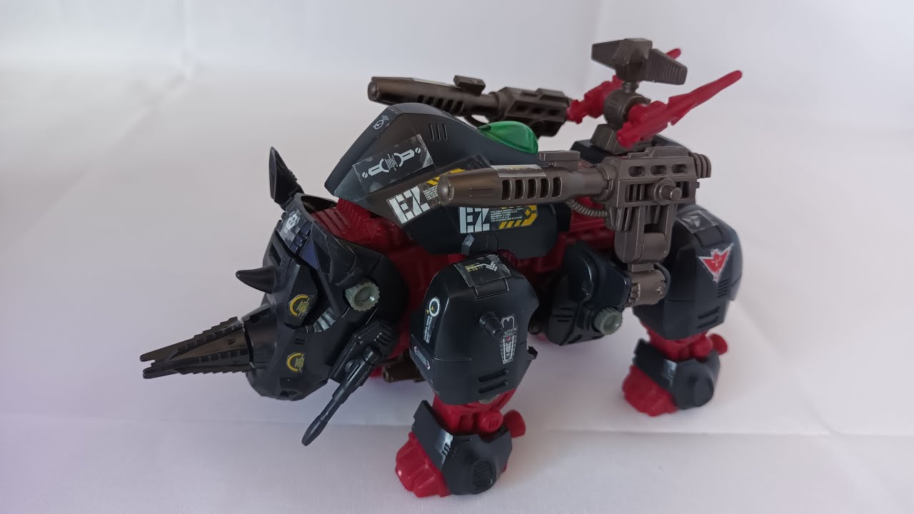 Black Rhimos Crashes Through (Zoids Series 3)