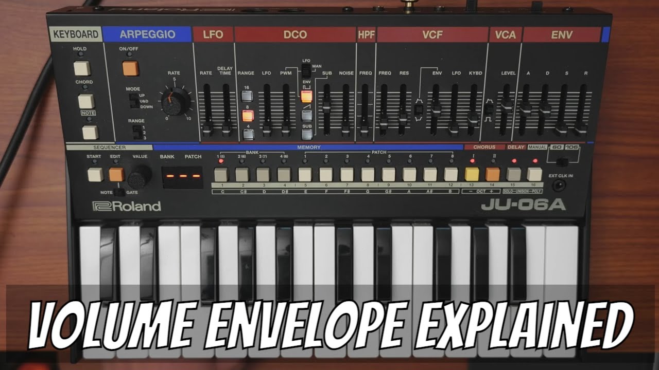 How to Use the Envelope on ANY Synth (feat. Roland JU-06A Ambient Sounds)