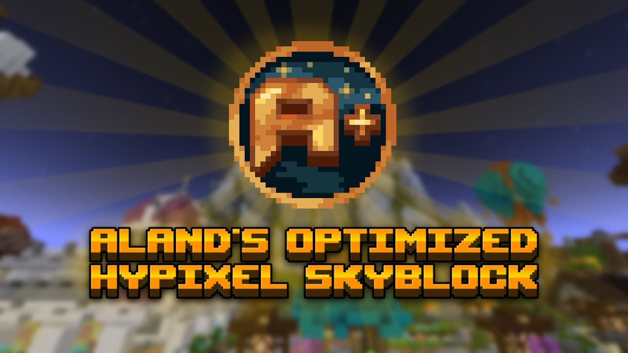 ALAND's Optimized Hypixel SkyBlock Modpack - Release Trailer