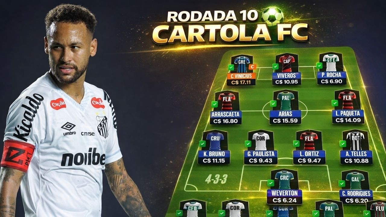 DICAS RODADA 10 - CARTOLA FC 2026 - TIME PARA MITAR E VALORIZAR RODADA 10
