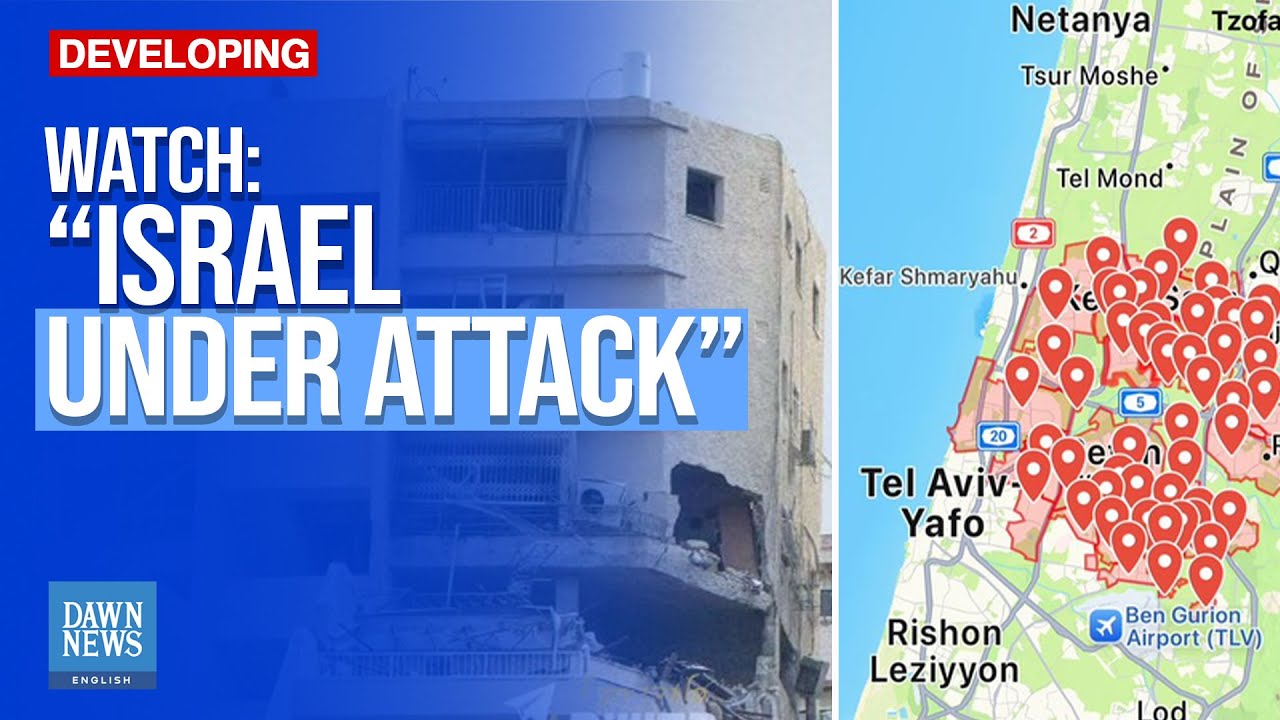 Rockets From Lebanon Hit Tel Aviv, Haifa Areas | Millions Of Israelis Are In Shelters: IDF | Dawn