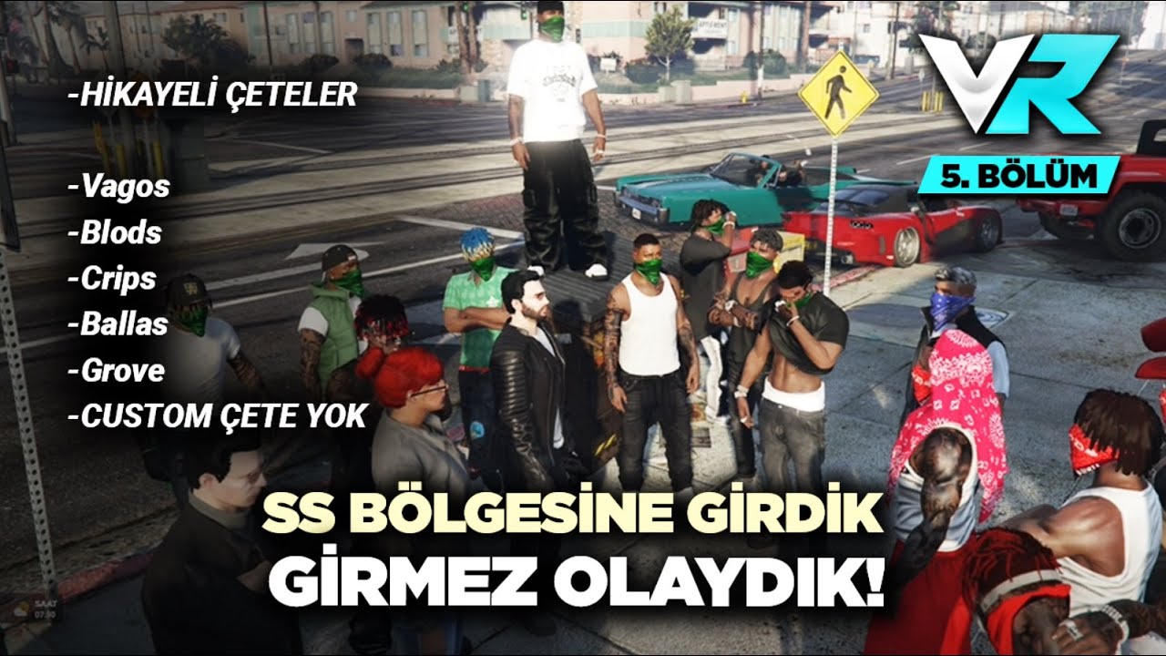 ÇETE BÖLGESİNE GİRDİK GİRMEZ OLAYDIK ! TEK HİKAYELİ ÇETE METASI (GTA 5 GERÇEK HAYAT #5)