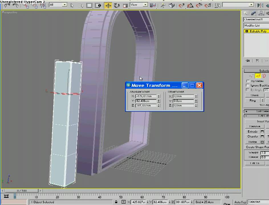 3dsMax-My Gothic Window-Part one HQ