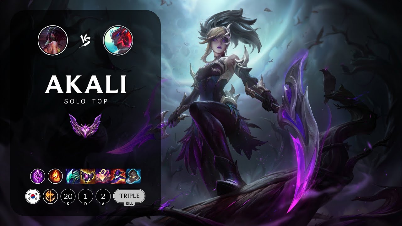 Akali Top vs Yone - KR Master Patch 13.23