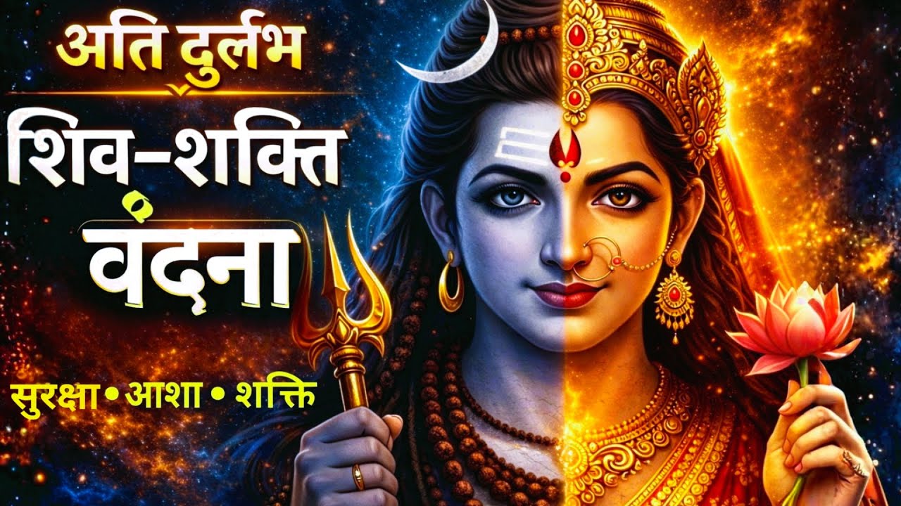 अति दुर्लभ शिव–शक्ति वंदना | Shiva Shakti Vandana Mantra | Protection • Hope • Power