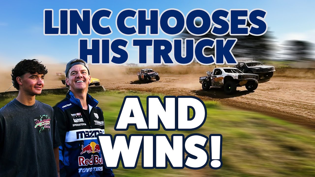 Linc WINS NZ Champs in DAD'S Rotary TRUCK #RUMBUL