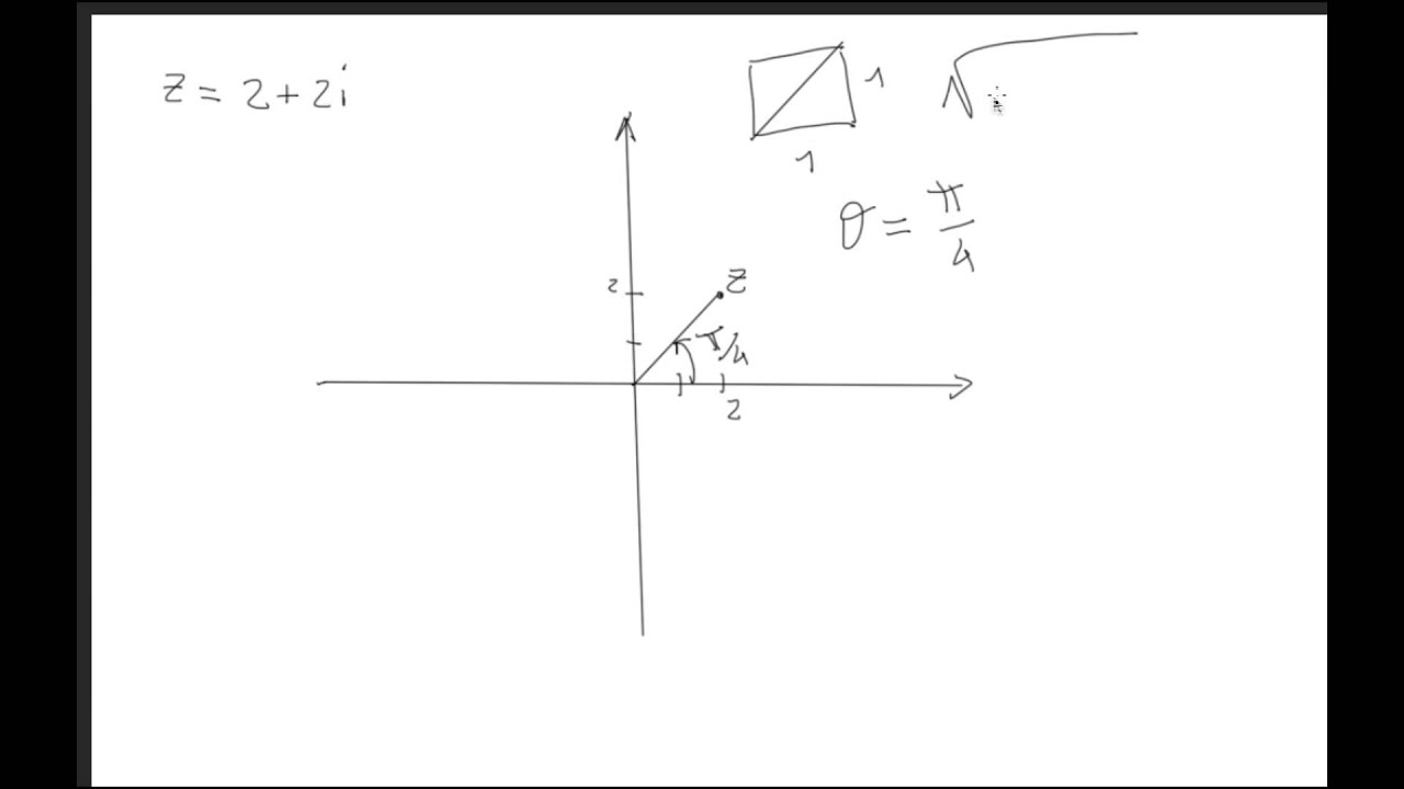 Analisi1 - ESE1 - Numeri Complessi - Forma algebrica, Forma trigonometrica