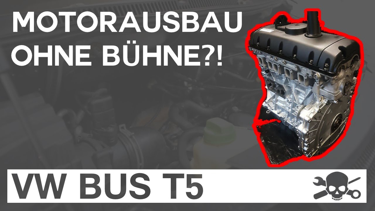 VW T5 2.5 TDI Motorausbau ohne Bühne?!