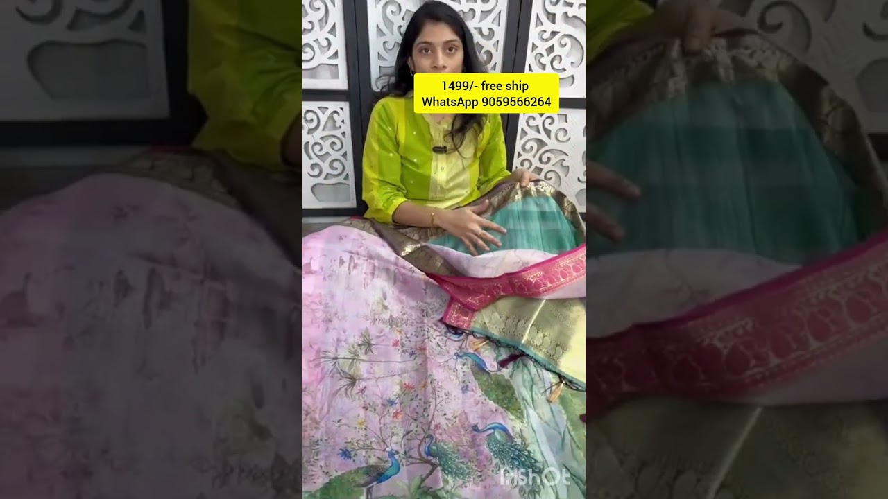 Available in 8 colours 🌷Exclusive collection zari Kota saree with nice digital prints desgin 