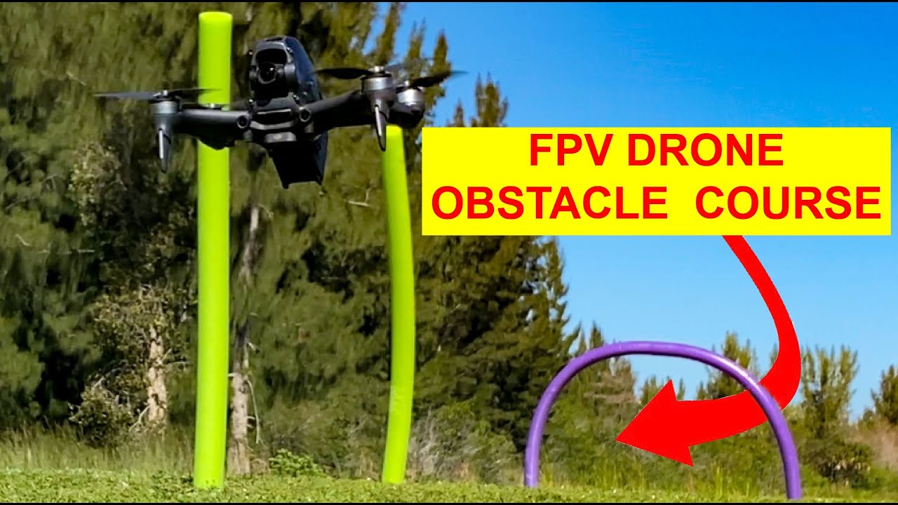 Drone Obstacle Course made out of Pool Noodles