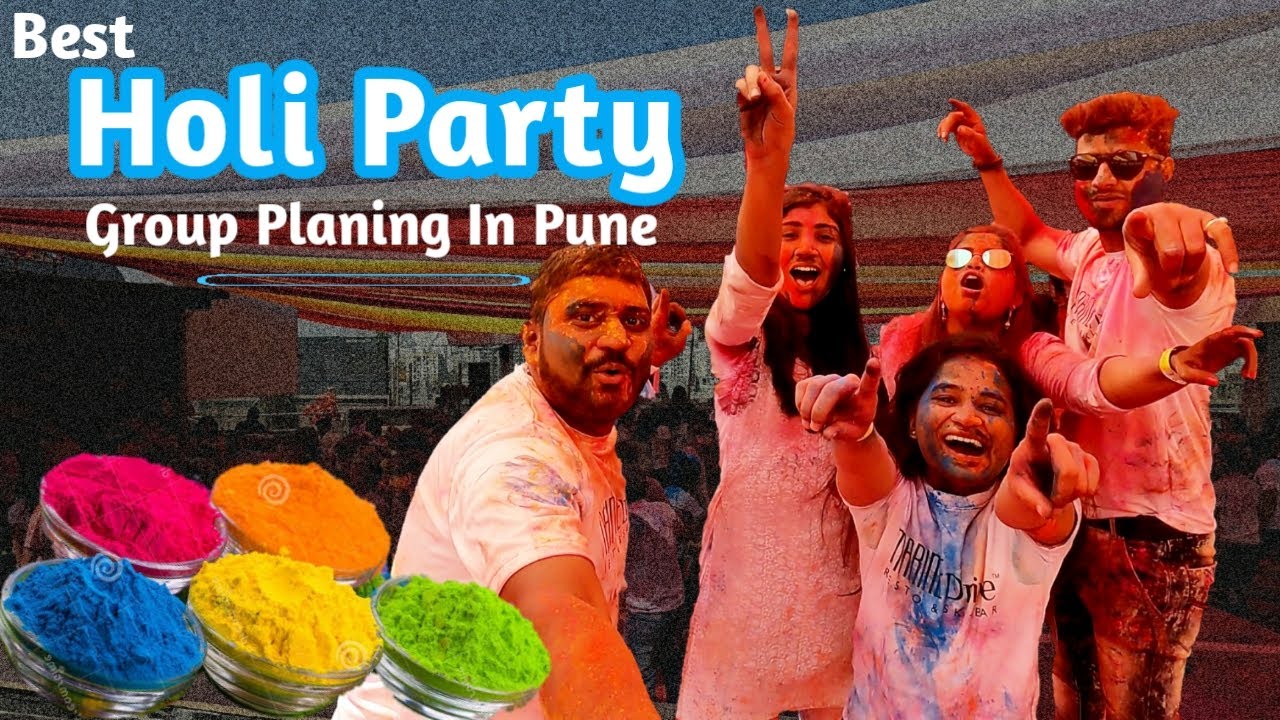 Holi Party Group Planing In Pune | Color Festival India | Dhulivandan | Rang Panchami | Hindi Vlog