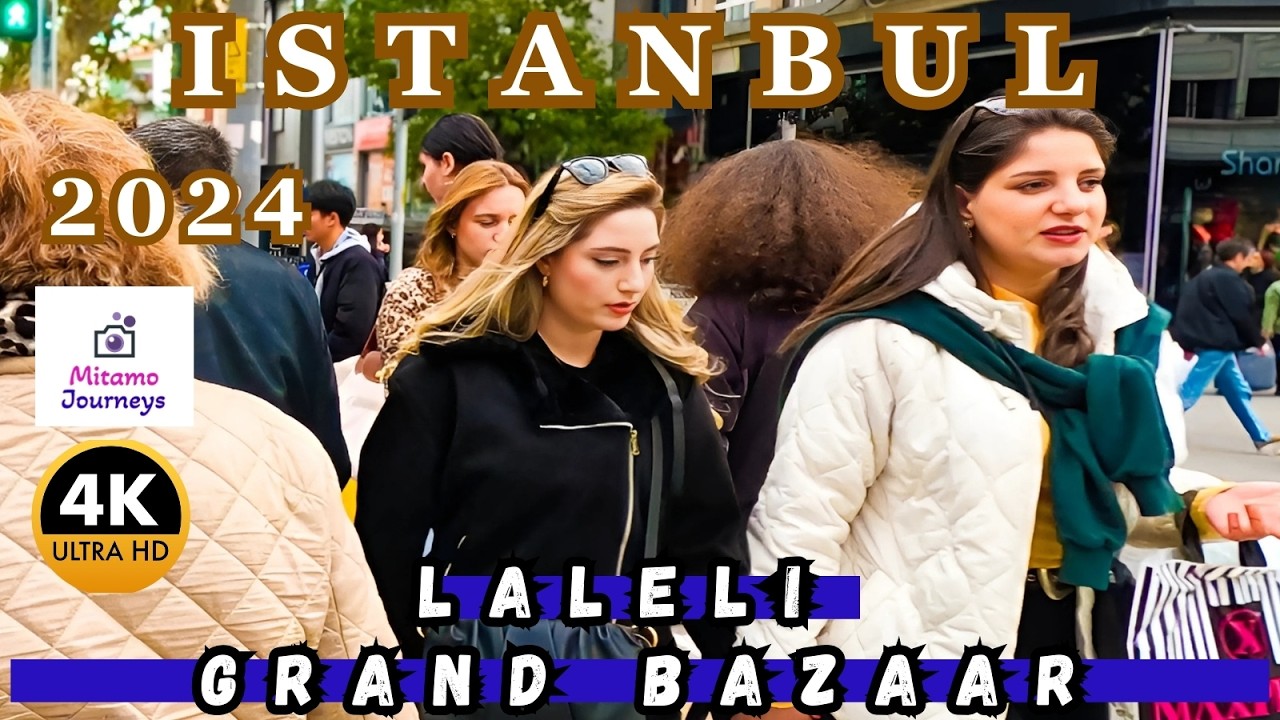 Istanbul City Walking Tour | Laleli to Grand Bazaar | Most Famous Markets & Shopping Trip | Nov 2024