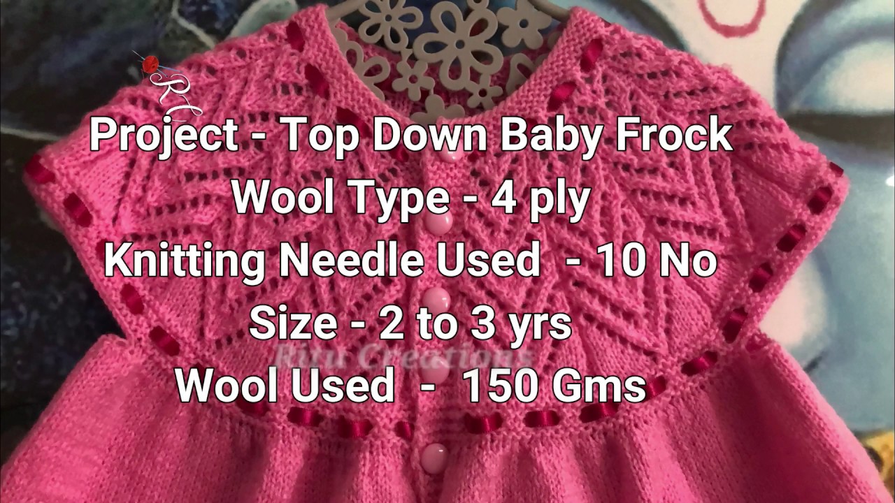 Knitting Exclusive and Easy Baby Frock