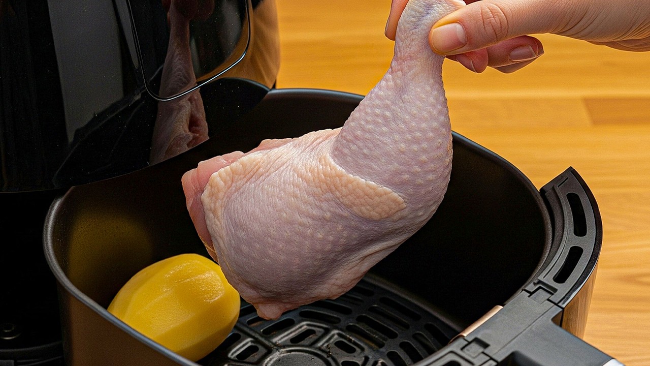 Ich habe DAS mit Hühnerfleisch in der Heißluftfritteuse gemacht… WOW!