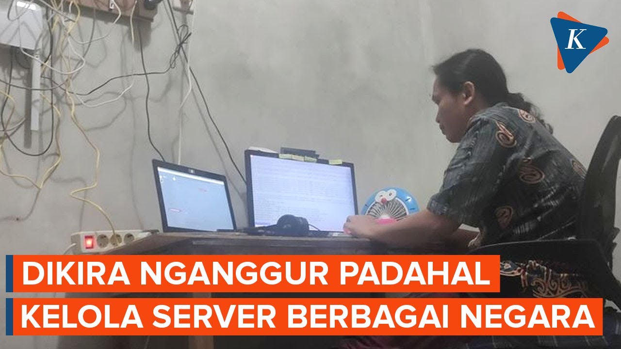 Dikira Pengangguran, Pemuda Desa di Kulon Progo Ini Kelola Puluhan Server