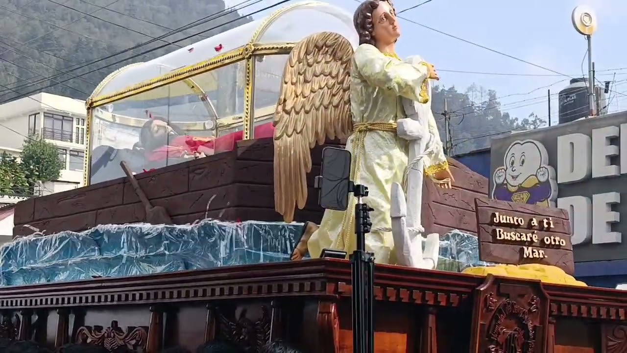 Proseción de Velación del Señor Sepultado de la Merced Oratorio la Ciénaga, Xela 8/03/2026