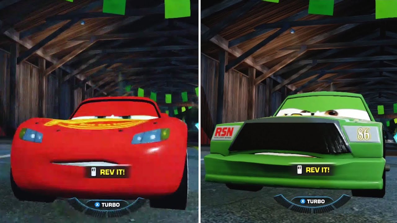 Cars 3: Driven to Win - Lightning McQueen vs Chick Hicks | Takedown Gameplay (HD) [1080p60FPS]