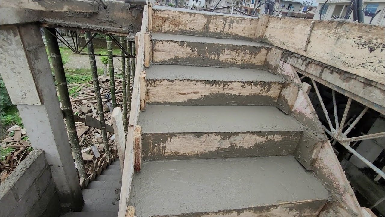 Escalera de cemento video 2