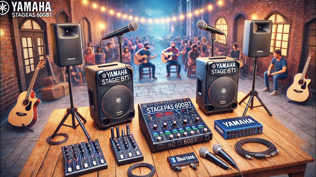 Yamaha Stagepas 600BT PA system features and accessories baught by BSOI, Kolkata