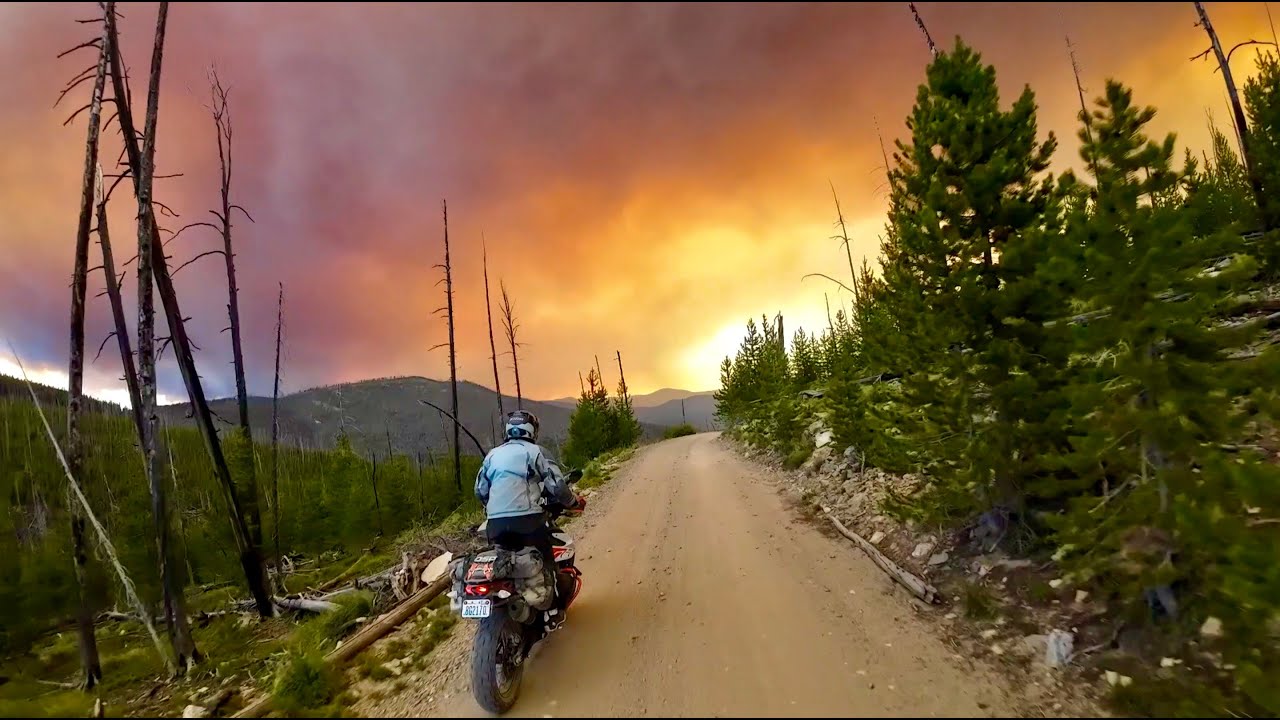 We ride the Magruder Corridor with a growing forest fire | Idaho BDR | Sections 4 & 5