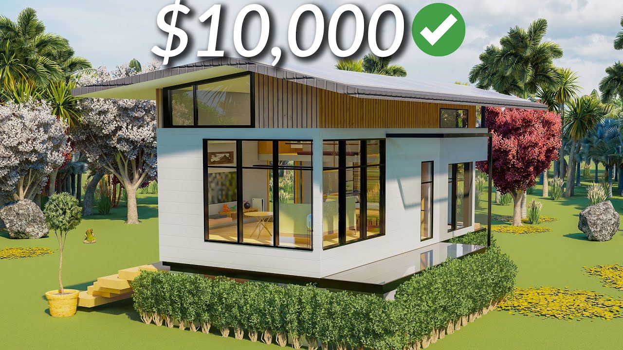 (4x10 Meters) 2 Story Tiny Modern House Design | Small house Design ideas 1 Bedrooms | Small room