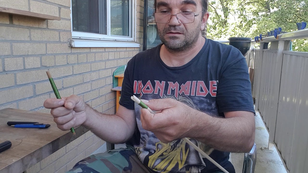 Silk tread reinforcement on traditional arrows