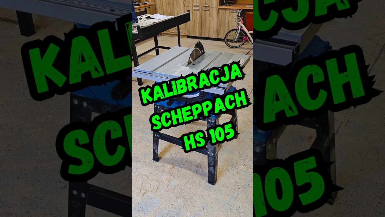 Kalibracja Scheppach HS 105 #shorts
