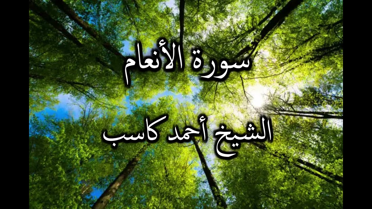 سورة الأنعام - الشيخ أحمد كاسب Surah Al-An'am by Ahmed Kasib