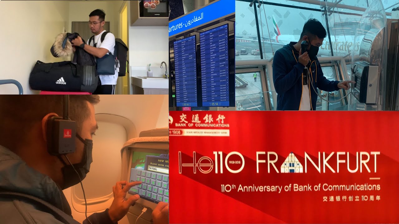 My Flight To Germany | Manila-Dubai-Frankfurt | Balik OFW | Pinoy Nurse in Germany | Bryan Genetiano