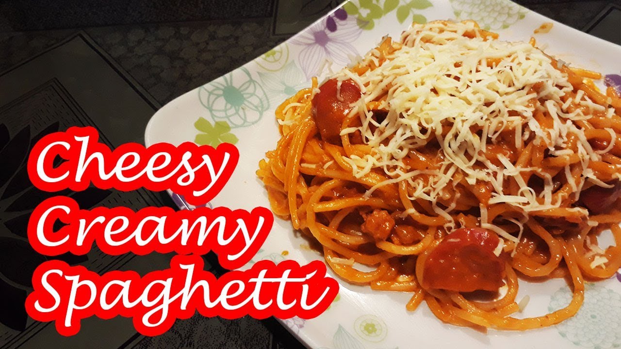 CHEESY CREAMY SPAGHETTI!!!