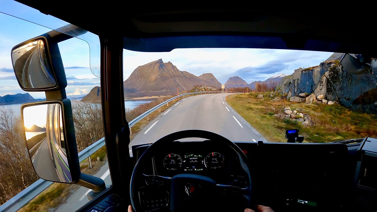 POV Driving Scania S560 - Kilboghavn RV17. Part 1\3