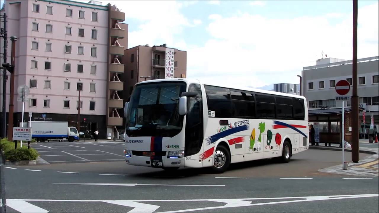 JR四国　伊予西条駅前　バス　阪神バス　せとうちバス　西条祭りの日　2014　10　16