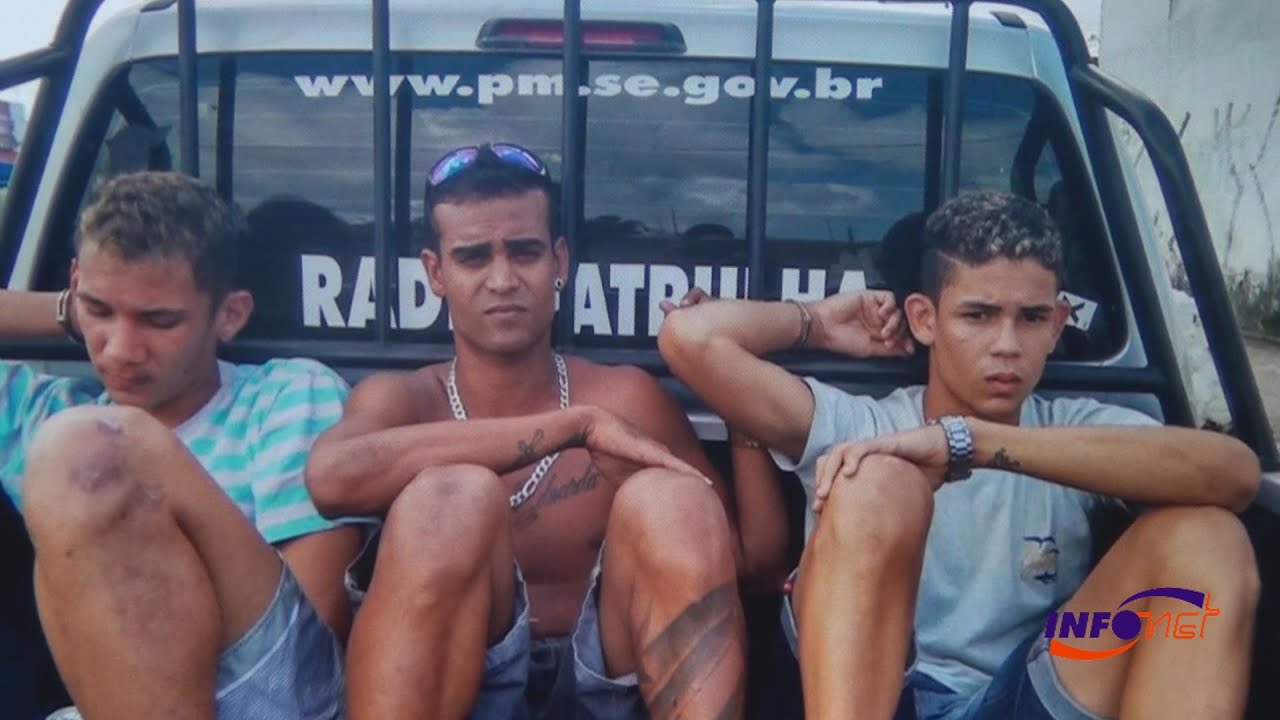 Preso trio suspeito de praticar vários assaltos em Aracaju