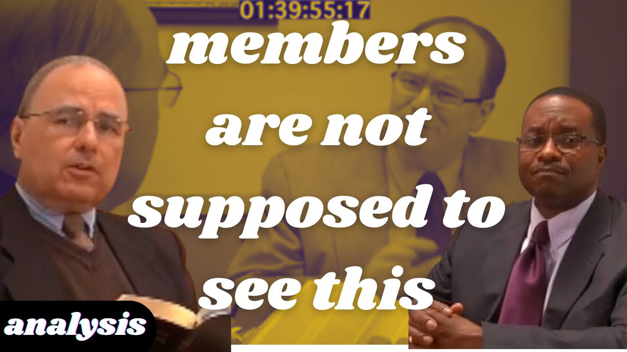 What JW elders talk about behind closed doors: leaked training vid reaction
