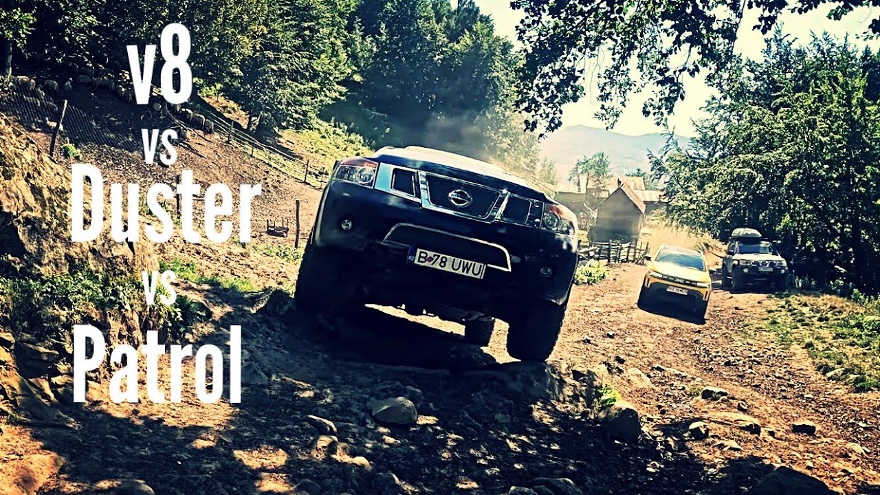 💥v8-ul stock , Dusterul minion si Patrolul indiferent , intr-o poveste Off Road prin bolovani❗️💥
