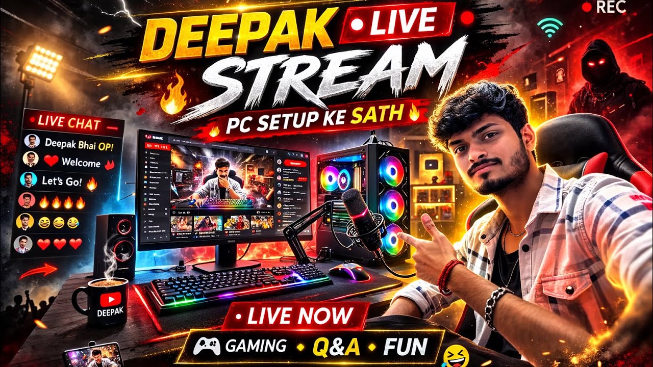 PC Ke Sath Live Stream #vlogs #vlogger #vlogging #vloglife #souravjoshivlogs #shortvideo #live 