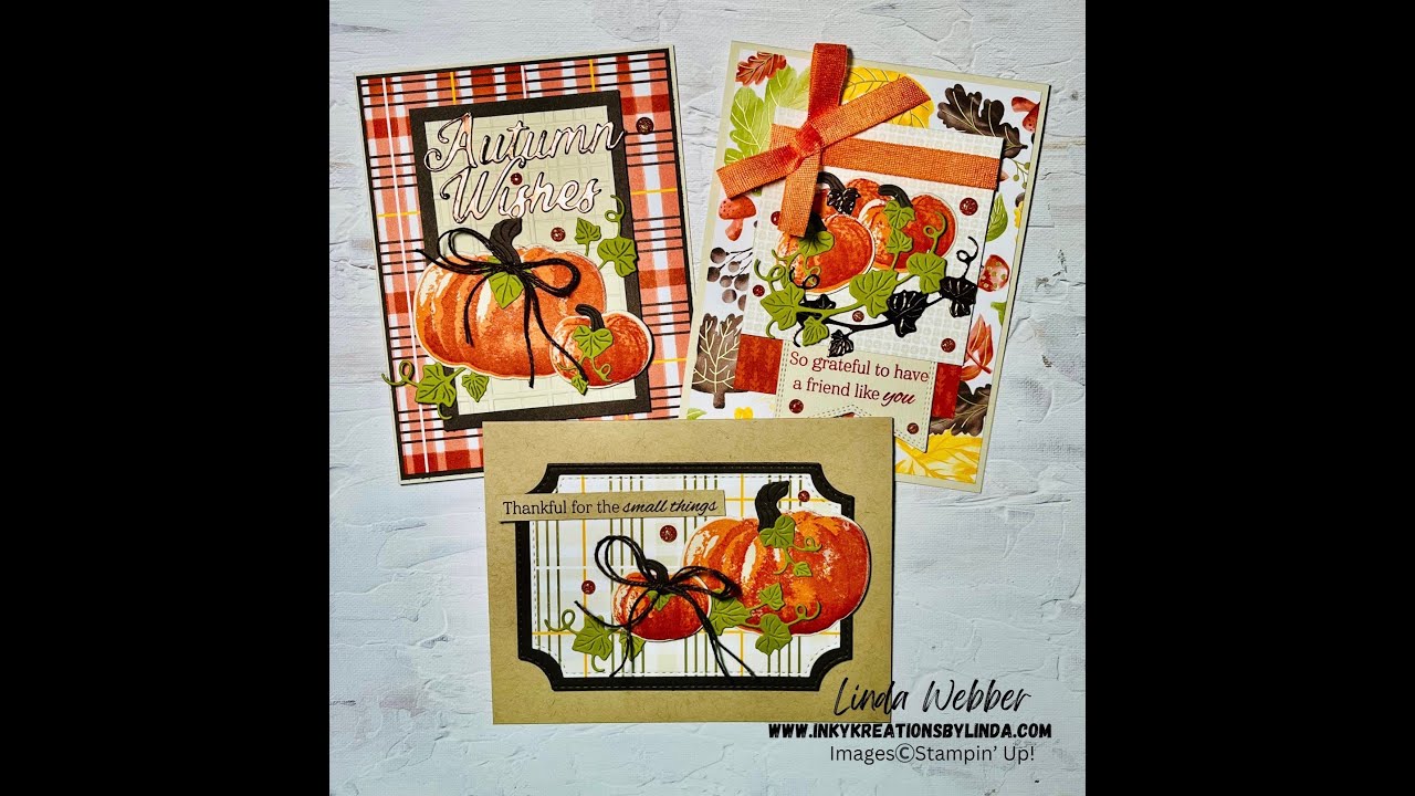 Beautiful Pumpkins Card Kit