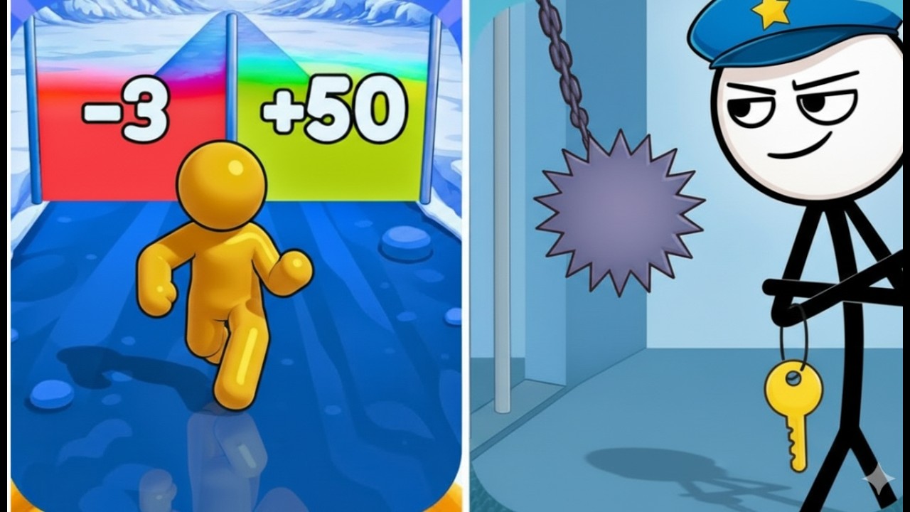 Tall Man Run vs Thief Puzzle – Ultimate Battle!