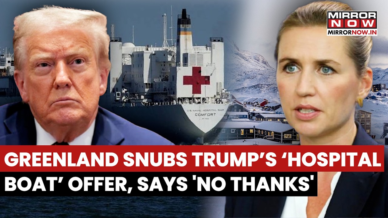 US: Donald Trump's 'Hospital Boat' Offer Stands Rejected By Denmark-Greenland | Watch