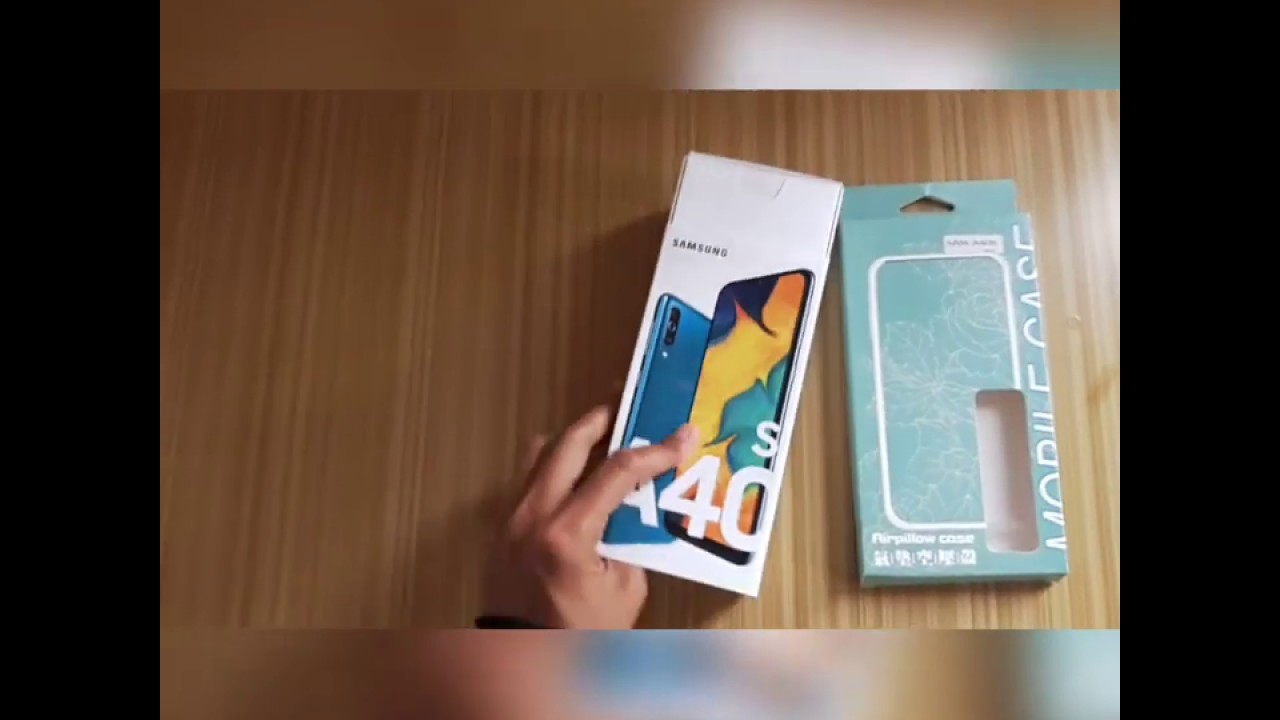 unboxing samsung galaxy A40s new harga murah.