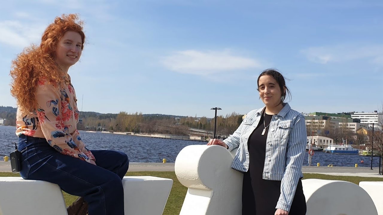 Uliana and Sol - Tourism Management studies in Jyväskylä