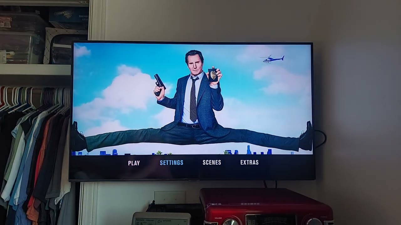 The Naked Gun 4k Menu