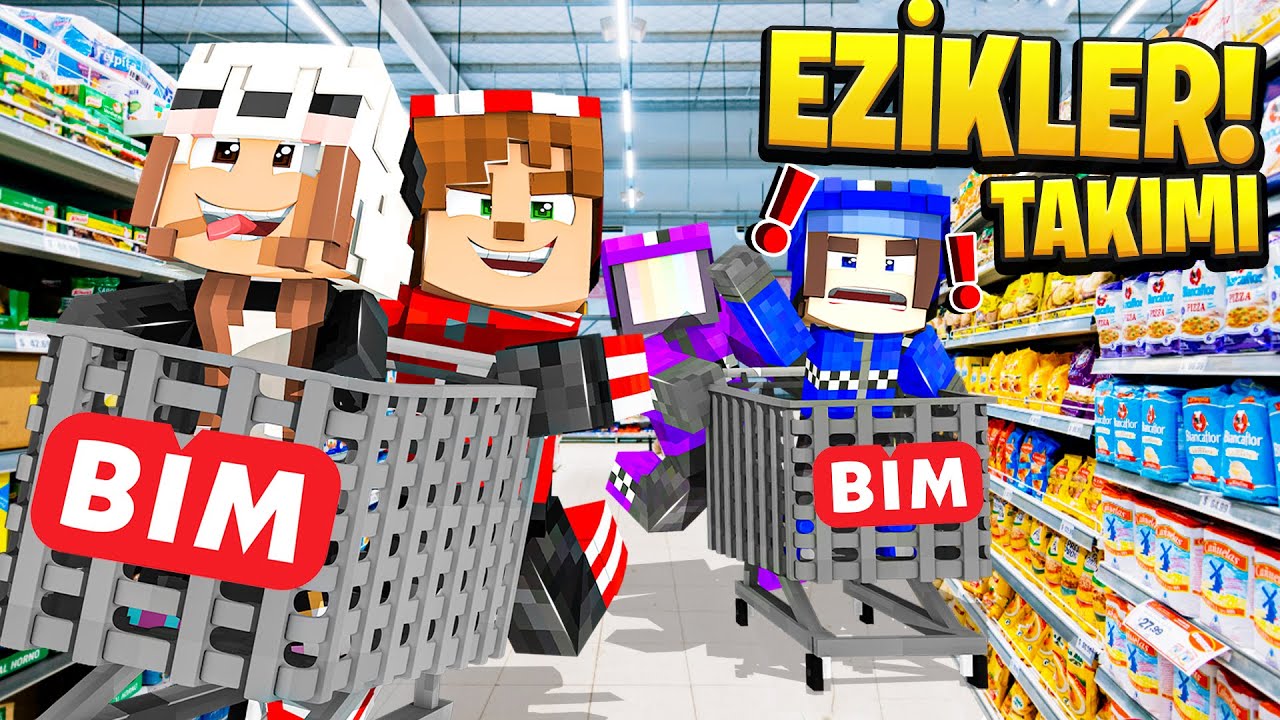 Minecraft BİM içinde YARIŞ YAPTIK 🏁