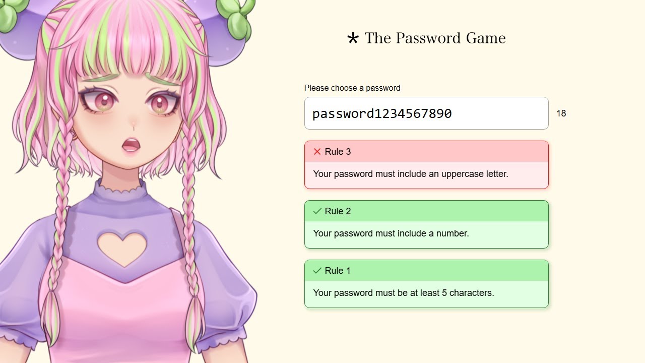 Creating the Most Powerful Password 🔒 THE PASSWORD GAME [Simulcast]